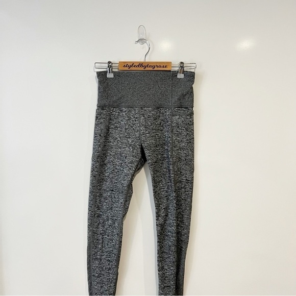 Athleta Womens Exhale Heel Leggings Stash Pocket High Rise Gray Yoga - Picture 6 of 9